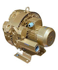 Regenerative blower EKZ 60-70 delivers high air flow at low pressure for pressure or vacuum applications, front view