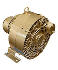 Regenerative blower EKZ 60-70 delivers high air flow at low pressure for pressure or vacuum applications, side view