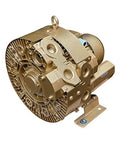 Regenerative blower EKZ 60-70 delivers high air flow at low pressure for pressure or vacuum applications, 35 CFM and 7 PSI