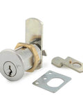 Rekeyable Cam Lock With 1.75 Inch Cylinder KD Keyed Different US26D Chrome Cabinet Lock Grade 1 Security Reversible For Doors