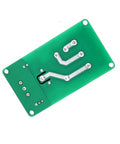 Back view of Two Pack 5V Relay Module 30A One Channel With Optocoupler Isolation And High And Low Trigger Built For 5V 12V 24V Power