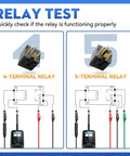V500 Pro All In One Automotive Electrical Tool With Open And Short Circuit Detection And Breaker Finder relay testing diagram