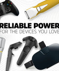 Devices powered by Alkaline Power AA Batteries 20 Count Pack For Remote, Mouse And Controllers including game controllers and trimmers