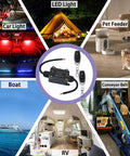 Heavy Duty Remote Control Switch For Lights Pumps And Fans 12 24 48V Waterproof Wireless 433MHz Transmitter Receiver Kit