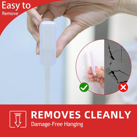 Demonstration of Heavy Duty Removable Double Sided Foam Tape for picture hanging, showing easy removal without wall damage.