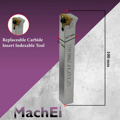 2 Inch Fly Cutter With 3MT Shank For Milling And Lathe Machines Replaceable Carbide Insert Indexable Tool Holder M12 X 1.75 Mm Tool Steel Construction Durable Cutting Head