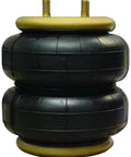 Ride-Rite Rear Replacement Air Spring 0335 Heavy-Duty Load Support, 1 Quarter Inch NPT, Up To 100 PSI, black and gold air spring