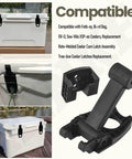 Two pack replacement cam latch set for rotomolded coolers, compatible with Fatboy, Bird Dog, OVO, SeaVilis and Xspec models