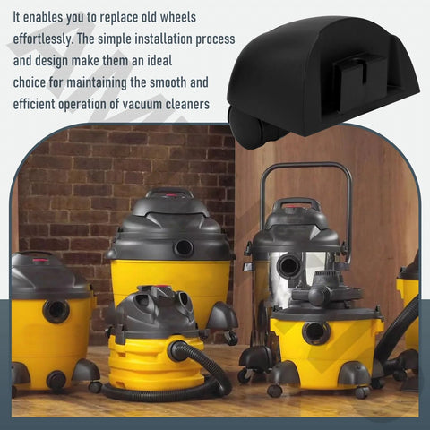 Heavy Duty Caster Wheels With Caster Foot Kit For Shop Vac A And B Cleaners Replacement Parts 8568000 8568009 8568010 8568011