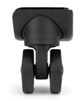 Replacement Luggage Wheel W149-2 Dual Spinner Wheels for Suitcase Repair, front view showcasing durable dual wheels made from PVC.
