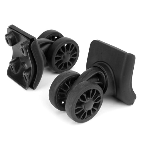 Replacement Luggage Wheel W149-2 Dual Spinner Wheels for Suitcase Repair, PVC and PP material, side view with bearings.