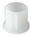 Close-up of Replacement Nylon Bushing 45-080 For One Half Inch Inner Diameter And Five Eighths Inch Outer Diameter Flange