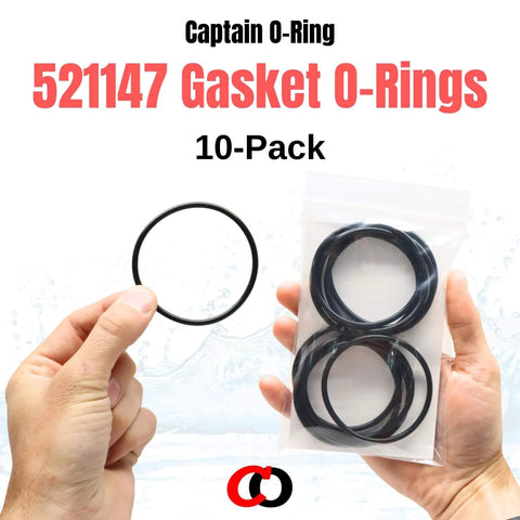 Replacement O Ring 521147 Gasket Pack For Pentair IntelliChlor IC15 IC20 IC40 IC60 And iChlor Salt Chlorine Generators Seals Cell Union Fittings On Each End 10 Pack