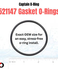 Replacement O Ring 521147 Gasket Pack For Pentair IntelliChlor IC15 IC20 IC40 IC60 And iChlor Salt Chlorine Generators 10 Pack