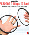 Replacement O Ring SPX3200S Strainer Cover Seal for Hayward TriStar EcoStar Pool Pumps, 2-pack shown close-up in hand.