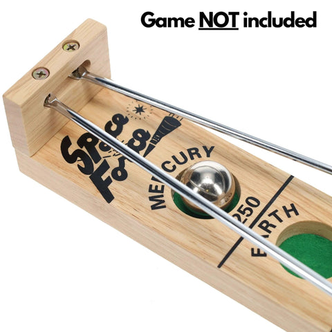 Replacement Steel Ball for Shoot The Moon Game & Pinball - 1.06 Inch (26.92 mm) polished metal ball in tabletop structure
