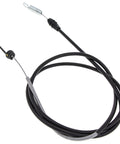 Replacement Traction Cable For Commercial Walk Behind Mower ECS180CKA30000, black cable with metal spring end for throttle linkage.