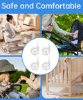 4 Pcs Replacement Walker Wheels For Baby Walkers Rollators And Strollers Universal Compatibility with various uses