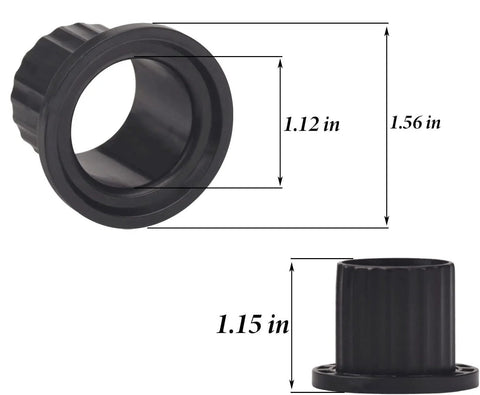Replacement Yoke Bushing for John Deere Z235 Z255 Z335E Z355E Z335M Z345M Z345R Lawn Tractors Six Pack M167267 dimensions shown