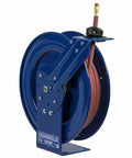 Retractable Air And Water Low Pressure Hose Reel One Half Inch By Fifty Feet P Series Pro Grade Heavy Duty Steel Construction