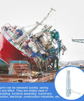 Two Pack Retractable Indexing Plunger Pins M12 Thread Spring Plungers in shipbuilding application