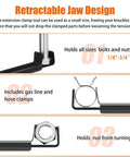 Extension Clamp Wrench Extender Tool Premium Extension Clamp And Wrench Extender with retractable jaw design for bolts and clamps