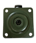Retractable Leveling Machine Casters 4 Pack With 2 Inch Wheel 600 Lb Capacity Per Caster Total 2400 Lb Heavy Duty Industrial Casters