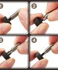 Demonstrating how to use the Hand Retractable Spring Plunger with Knurled Handle M6 Quick Release Pins, showing precise position locking.