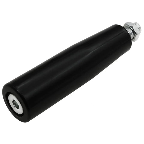Revolving Hand Knob M10 Lathe Crank Knob Thread Handle 80mm Length, Plastic Housing With Metal Nut, durable and quick tightening.