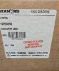 Shipping label for Workhorse Backstop J4507 For Mechanical Power Transmission And Industrial Automation, Rexnord Falk.