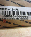 Packaging of Heavy-Duty Industrial Bearing MB351-12-PA Rexnord MB35112PA, showing barcode and branding.