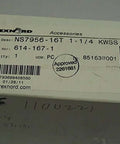 Box label for One And A Quarter Inch Round Shaft Ready Bore Molded Split MatTop Sprocket With 16 Teeth For 7950 Series