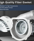 Close-up view of Bangin Replacement Furnace Draft Inducer Blower Motor For Rheem Ruud Jakel Fasco Ametek Rotom Packard