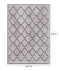 Rhombus Dot Dotted Background Cutting Dies for Card Making and Scrapbooking with Grid Embossed Metal Stencils Template