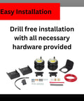 Rear Ride Rite Air Spring Kit For Silverado And Sierra 1500 2019 To 2025 Excludes 3.0 Eco Diesel In Bed Hitch contents