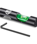 Rifle Scope Leveling Kit With Precision Bubble Level for Aluminum Rails Easy Install on Standard Mounts High Visibility Green Bubble