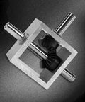 Right Angle Bevel Gearbox 1 To 1 20 Teeth 1.25 Module 10mm Shaft Built For DIY with metal casing and visible shafts