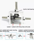 Right Angle Bevel Gearbox 1 Module 20 Teeth 90 Degree Drive For DIY Nerds with mounting updates