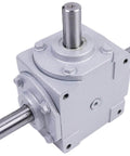 ✝️ Right Angle Gearbox 1-Pack Right Angle Bevel Gearbox for Rotary Equipment, metal housing, visible bevel gears.