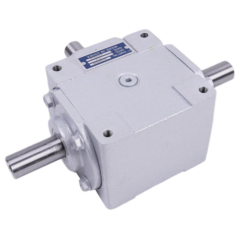 ✝️ Right Angle Gearbox 1-Pack Right Angle Bevel Gearbox with strong housing and two output shafts for power transmission