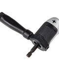 Right Angle Drill Attachment 4-In-1 System With 12-Inch Compact Straight Flexible Shaft 90 Degree Drill Adapter Impact Ready