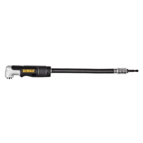 Right Angle Drill Attachment 4-In-1 System With 12-Inch Compact Straight Flexible Shaft 90 Degree Drill Adapter