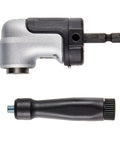 Right Angle Drill Attachment 4-In-1 System With 12-Inch Compact Straight Flexible Shaft shown in side view