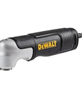 Right Angle Drill Attachment 4-In-1 System With 12-Inch Compact Straight Flexible Shaft 90 Degree Drill Adapter in black and silver