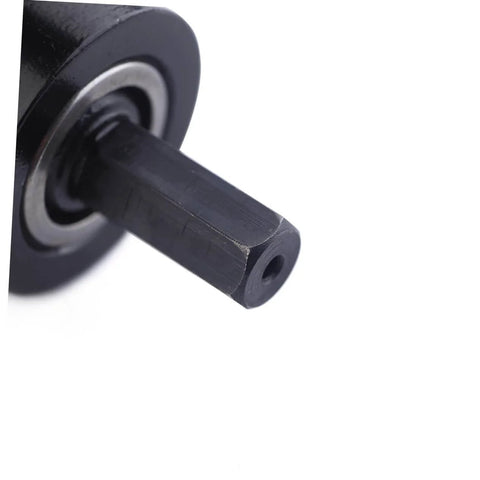 Close-up of Right Angle Drill Attachment For Tight Spaces 90 Degree Cordless Drill Adapter With 1500 RPM And 25 Nm Torque Fits Most Hand And Electric Drills Easy To Install Angled Extension Tool For Hard To Reach Work