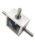 1:1 Right Angle Bevel Gearbox 1.5 Module 20 Teeth 90° Angle Drive Steering Gear Device Simple Mechanical DIY Module with 10mm Shaft