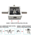 1:1 Right Angle Bevel Gearbox 1.5 Module 20 Teeth 90° Angle Drive Steering Gear Device with 10mm Shaft and aluminum casing