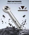 3/4 inch right hand shank Heim joint rod end with jam nut, 5/8 inch bore and 4 inch length on rocky surface, pressure resistance