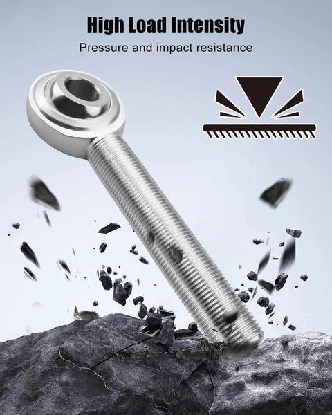 3/4 inch right hand shank Heim joint rod end with jam nut, 5/8 inch bore and 4 inch length on rocky surface, pressure resistance