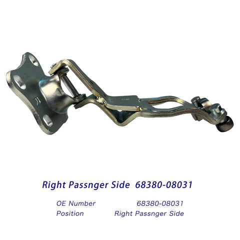 Right Sliding Door Roller Hinge Compatible With Sienna 2004 2005 2006 2007 2008 2009 2010 Passenger Side Center Door Power Roller Assembly Replacement 68380 08031 Restores Smooth Operation And Eliminates Jamming.